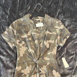 Vanilla Star Camo Midi Dress